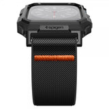 Spigen Apple Watch 45mm Armbånd og Deksel Lite Fit Pro Matte Black