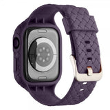 Apple Watch 45mm Armbånd Vevtekstur Lilla