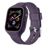 Apple Watch 45mm Armbånd Vevtekstur Lilla