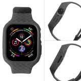 Apple Watch 45mm Armbånd Vevtekstur Svart