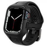 Spigen Apple Watch 45mm Deksel med Armbånd Liquid Air Pro Svart