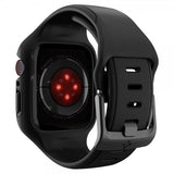Spigen Apple Watch 45mm Deksel med Armbånd Liquid Air Pro Svart