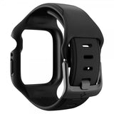 Spigen Apple Watch 45mm Deksel med Armbånd Liquid Air Pro Svart