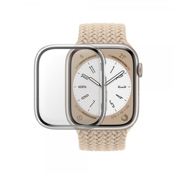 PanzerGlass Apple Watch 45mm Deksel Skjermbeskytter Full Body Protector Transparent