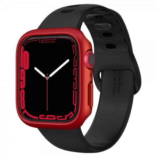 Spigen Apple Watch 45mm Deksel Thin Fit Metallic Red