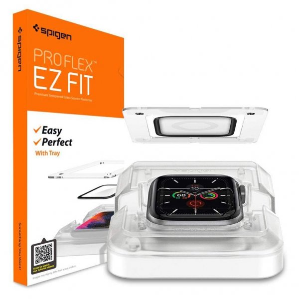 Spigen Apple Watch 45mm Skjermbeskytter ProFlex EZ Fit 2-pack