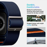 Spigen Apple Watch 46mm (Series 10/11) Armbånd og Deksel Lite Fit Pro Navy Blue