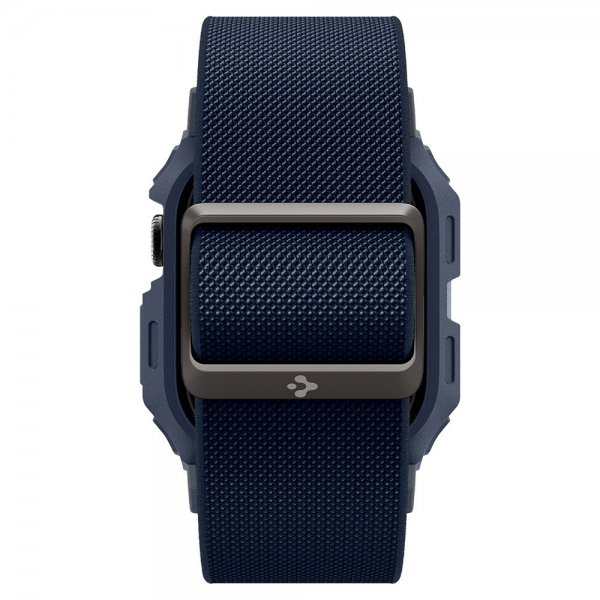 Spigen Apple Watch 46mm (Series 10/11) Armbånd og Deksel Lite Fit Pro Navy Blue