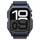 Spigen Apple Watch 46mm (Series 10/11) Armbånd og Deksel Lite Fit Pro Navy Blue