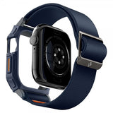 Spigen Apple Watch 46mm (Series 10/11) Armbånd og Deksel Lite Fit Pro Navy Blue