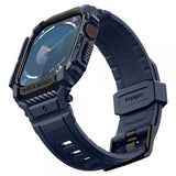 Spigen Apple Watch 46mm (Series 10/11) Armbånd og Deksel Rugged Armor Pro Navy Blue