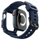 Spigen Apple Watch 46mm (Series 10/11) Armbånd og Deksel Rugged Armor Pro Navy Blue