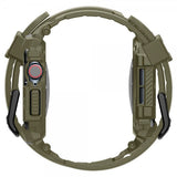Spigen Apple Watch 46mm (Series 10/11) Armbånd og Deksel Rugged Armor Pro Vintage Khaki