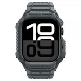 Spigen Apple Watch 46mm (Series 10/11) Armbånd Rugged Armor Pro 2 Dark Gray