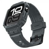 Spigen Apple Watch 46mm (Series 10/11) Armbånd Rugged Armor Pro 2 Dark Gray
