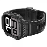 Spigen Apple Watch 46mm (Series 10/11) Armbånd Rugged Armor Pro 2 Matte Black