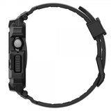 Spigen Apple Watch 46mm (Series 10/11) Armbånd Rugged Armor Pro 2 Matte Black