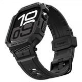 Spigen Apple Watch 46mm (Series 10/11) Armbånd Rugged Armor Pro 2 Matte Black