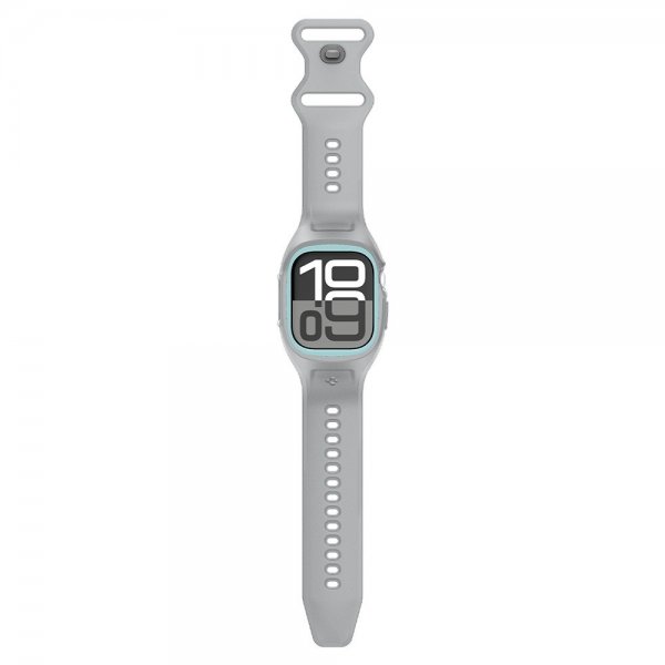 Spigen Apple Watch 46mm (Series 10/11) Deksel med Armbånd Liquid Air Pro Grå