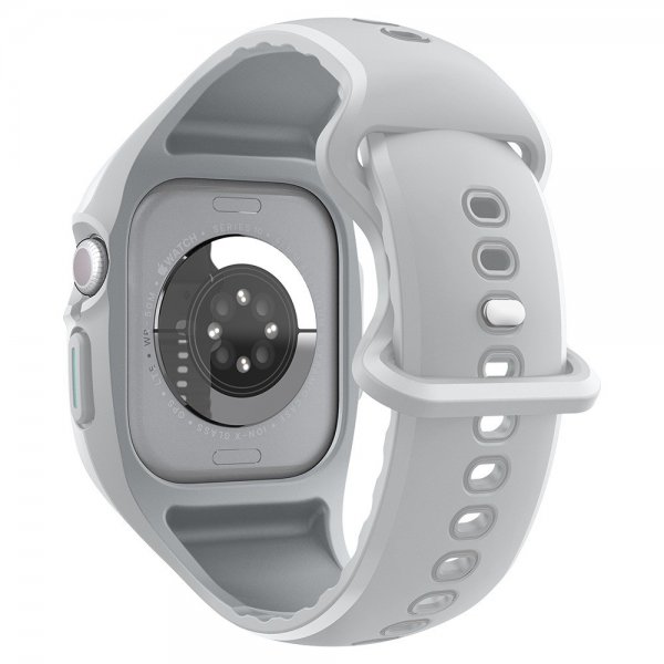 Spigen Apple Watch 46mm (Series 10/11) Deksel med Armbånd Liquid Air Pro Grå