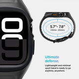 Spigen Apple Watch 46mm (Series 10/11) Deksel med Armbånd Liquid Air Pro Matte Black