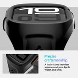 Spigen Apple Watch 46mm (Series 10/11) Deksel med Armbånd Liquid Air Pro Matte Black