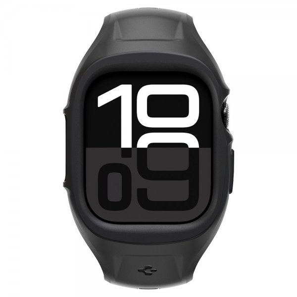 Spigen Apple Watch 46mm (Series 10/11) Deksel med Armbånd Liquid Air Pro Matte Black