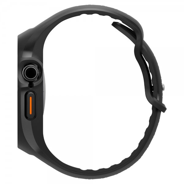 Spigen Apple Watch 46mm (Series 10/11) Deksel med Armbånd Liquid Air Pro Matte Black