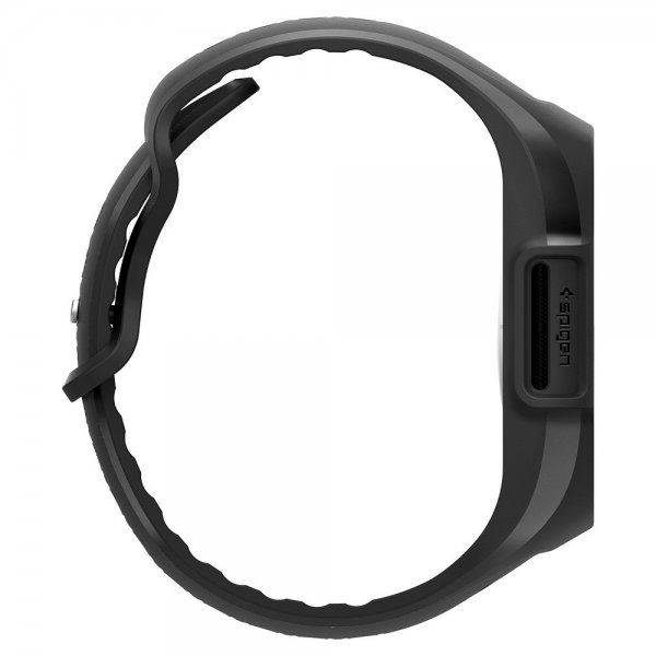 Spigen Apple Watch 46mm (Series 10/11) Deksel med Armbånd Liquid Air Pro Matte Black
