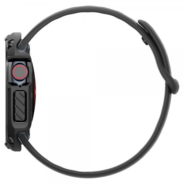 Spigen Apple Watch 46mm (Series 10/11) Deksel med Skjermbeskytter Tough Armor Svart