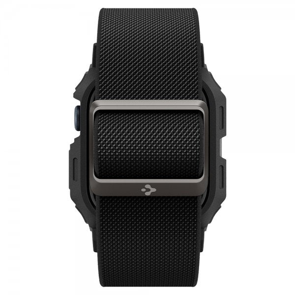Spigen Apple Watch 46mm (Series 10/11) Armbånd og Deksel Lite Fit Pro Matte Black