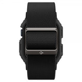 Spigen Apple Watch 46mm (Series 10/11) Armbånd og Deksel Lite Fit Pro Matte Black