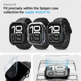 Spigen Apple Watch 46mm (Series 10/11) Skjermbeskytter EliteShield EZ Fit 2-pakning