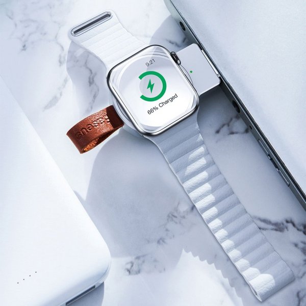 Baseus Apple Watch Lader BS-IW02 Dotter Hvit