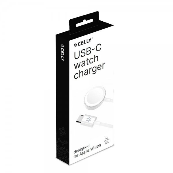 Celly Lader Apple Watch USB-C 1m Hvit