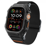 Spigen Apple Watch Ultra 1/2 49mm Armbånd og Deksel Lite Fit Pro Matte Black