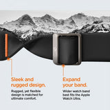 Spigen Apple Watch Ultra 1/2 49mm Armbånd og Deksel Lite Fit Pro Matte Black