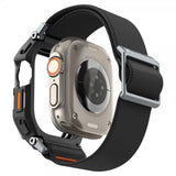 Spigen Apple Watch Ultra 1/2 49mm Armbånd og Deksel Lite Fit Pro Matte Black
