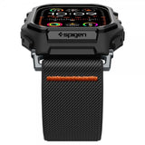 Spigen Apple Watch Ultra 1/2 49mm Armbånd og Deksel Lite Fit Pro Matte Black