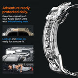 Spigen Watch Ultra 49mm Armbånd og Deksel Rugged Armor Pro Crystal Clear