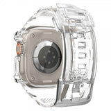Spigen Watch Ultra 49mm Armbånd og Deksel Rugged Armor Pro Crystal Clear