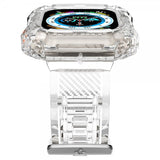 Spigen Watch Ultra 49mm Armbånd og Deksel Rugged Armor Pro Crystal Clear