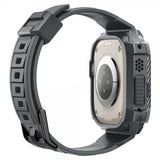Spigen Apple Watch Ultra 49mm Armbånd og Deksel Rugged Armor Pro Dark Gray
