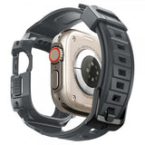 Spigen Apple Watch Ultra 49mm Armbånd og Deksel Rugged Armor Pro Dark Gray