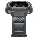 Spigen Apple Watch Ultra 49mm Armbånd og Deksel Rugged Armor Pro Dark Gray