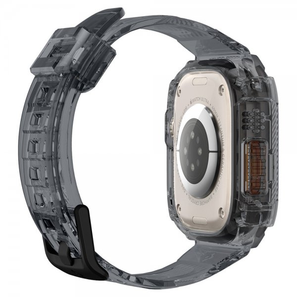 Spigen Apple Watch Ultra 49mm Armbånd og Deksel Rugged Armor Pro Space Crystal
