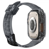 Spigen Apple Watch Ultra 49mm Armbånd og Deksel Rugged Armor Pro Space Crystal