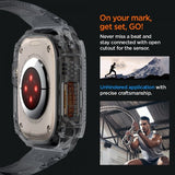 Spigen Apple Watch Ultra 49mm Armbånd og Deksel Rugged Armor Pro Space Crystal