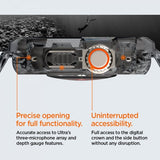 Spigen Apple Watch Ultra 49mm Armbånd og Deksel Rugged Armor Pro Space Crystal