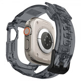 Spigen Apple Watch Ultra 49mm Armbånd og Deksel Rugged Armor Pro Space Crystal
